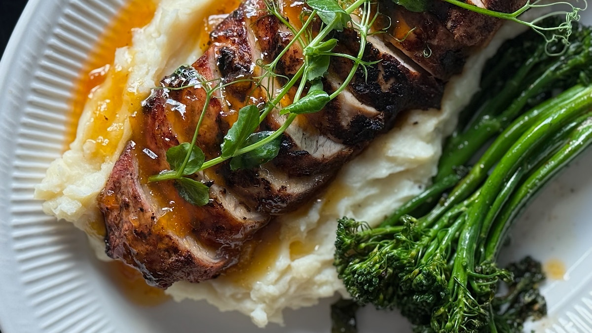 Pork loin rectangle